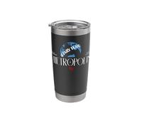 Metropolis Daily Planet Globe Logo Superman Tribute Stainless Steel Insulated Tumbler