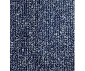 Metropolis Tile 160 Navy Grey Modern Plain Loop Pile Carpet Tiles For Home (All Rooms), 24 Tiles Per Pack