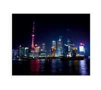 METROPOLISES - The Most Beautiful World Cities at Night，1000 Piece Jigsaw Puzzles for Adults and Kids Age 12 Years Up（50x70cm）-BD75