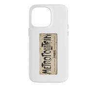 Metropolitain Paris Metro Sign Distressed Case for iPhone 14 Pro Max