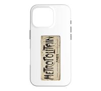 Metropolitain Paris Metro Sign Distressed Case for iPhone 16 Pro