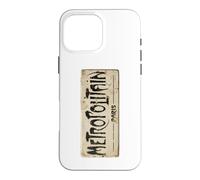 Metropolitain Paris Metro Sign Distressed Case for iPhone 16 Pro Max