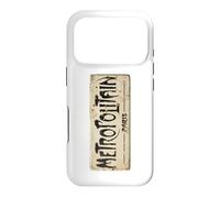 Metropolitain Paris Metro Sign Distressed Case for iPhone 17 Pro