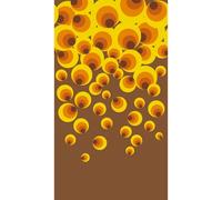A.S. Création Non-Woven Wallpaper, Retro Wallpaper in Orange, Brown and Yellow, Wall Wallpaper for Various Rooms, XXL Wall Picture, 2.80 m x 1.59 m