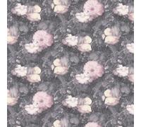Anke & Daan Amsterdam Linen Floral Wallpaper Pink AS Creation 36921-2