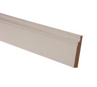 Metsä Wood Primed White Mdf Ogee Architrave (L)2100mm (W)69mm (T)18mm, Pack Of 5