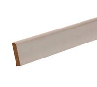 Metsä Wood Primed White Mdf Rounded Skirting Board (L)2400mm (W)94mm (T)14.5mm