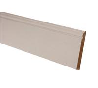 Metsä Wood Primed White Mdf Torus Skirting Board (L)2400mm (W)119mm (T)18mm, Pack Of 2