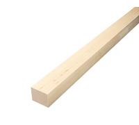 Metsä Wood Rough Sawn Whitewood Spruce Stick Timber (L)2.4M (W)75mm (T)63mm