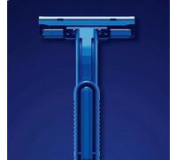 MettaWorld Gillette Blue 2 Blades Plus Disposable Razor Easy Grip Chromium Caoting Pack of 15 NEW sealed