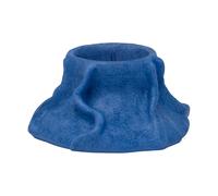 Mette Ditmer Art Piece lava candle holder Ø12.5 cm Cobalt