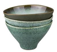 Mette Ditmer - Elements Bowl Ø15.5 cm 3-pack, Green - Green