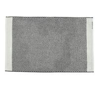 Mette Ditmer - GRID Bath Mat 50x80 cm, Black/Off-white - Black