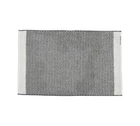 Mette Ditmer Grid bathroom rug 50x80 cm Black-off white
