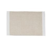 Mette Ditmer Grid bathroom rug 50x80 cm Sand-off white