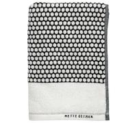 Mette Ditmer Grid towel 50x100 cm Black-off white
