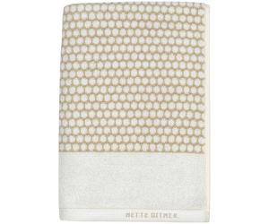 Mette Ditmer - Grid Towel Sand, 100x50 cm - Off-White