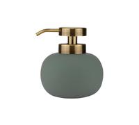Mette Ditmer Lotus soap dispenser low Frost green
