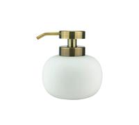 Mette Ditmer Lotus soap dispenser low white