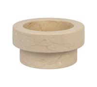 Mette Ditmer Marble candle holder for block candle 5 cm Sand