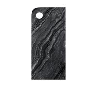 Mette Ditmer Marble serving tray large 18x38 cm Black-grey