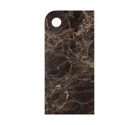 Mette Ditmer Marble serving tray large 18x38 cm Brown