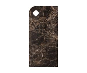 Mette Ditmer Marble serving tray large 18x38 cm Brown