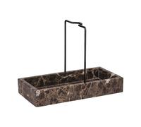 Mette Ditmer Marble sink organiser 12x23.5 cm Brown