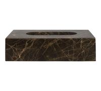 Mette Ditmer Marble tissue box 14x25.5 cm Brown