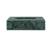 Mette Ditmer Marble tissue box 14x25.5 cm Dark forest