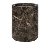Mette Ditmer Marble toothbrush holder 10 cm Brown