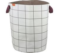 Mette Ditmer - Mesh Laundry Basket, Off-white / Brown - Brown