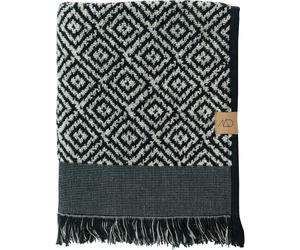 Mette Ditmer - Morocco Bath Towel 70x135 cm, Black / White - Black