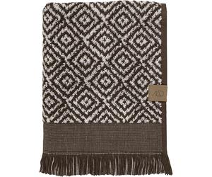 Mette Ditmer - Morocco Bath Towel 70x135 cm, Off-white / Chocolate - Offwhite