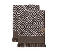 Mette Ditmer Morocco guest towel 35x55 cm 2-pack Chocolate-off-white