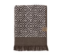 Mette Ditmer Morocco towel 50x90 cm Chocolate-off-white