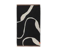 Mette Ditmer Nova Arte bath towel 70x133 cm Black-off white