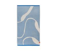 Mette Ditmer Nova Arte bath towel 70x133 cm Light blue-off-white