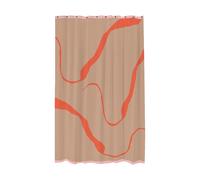 Mette Ditmer Nova Arte shower curtain 150x200 cm Latte-orange