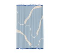 Mette Ditmer Nova Arte shower curtain 150x200 cm Light blue-off-white