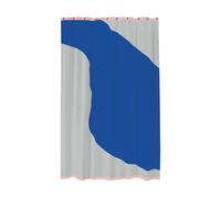 Mette Ditmer Nova Arte shower curtain 150x200 cm Light Grey-cobalt