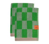 Mette Ditmer Retro towel Classic green, 40x55 cm, 2-pack