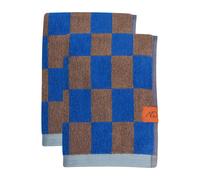Mette Ditmer Retro towel Cobalt, 40x55 cm, 2-pack