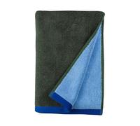 Mette Ditmer Soft bath towel 70x133 cm Dark olive-light blue