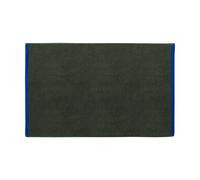 Mette Ditmer Soft bathroom rug 50x80 cm Dark olive-light blue