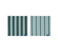 Mette Ditmer Stripes dishcloth 33x33 cm 2-pack Mint