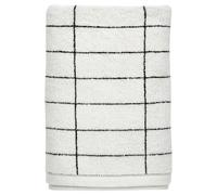 Mette Ditmer Tile Stone bath towel 70x140 cm black-off white