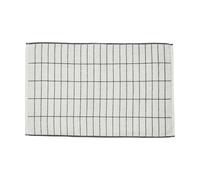 Mette Ditmer Tile Stone bathroom mat 50x80 cm Black-off white