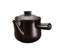 METTEOR Stovetop Ceramic Cookware Ancient Traditional Clay Bean Pot Decoction Casserole Chinese Medicine (One Color 1.8L)
