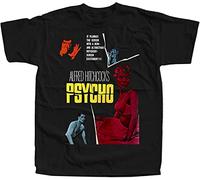 metter Psycho V3 Alfred Hitchcock Movie 1960 T-Shirts Black XL